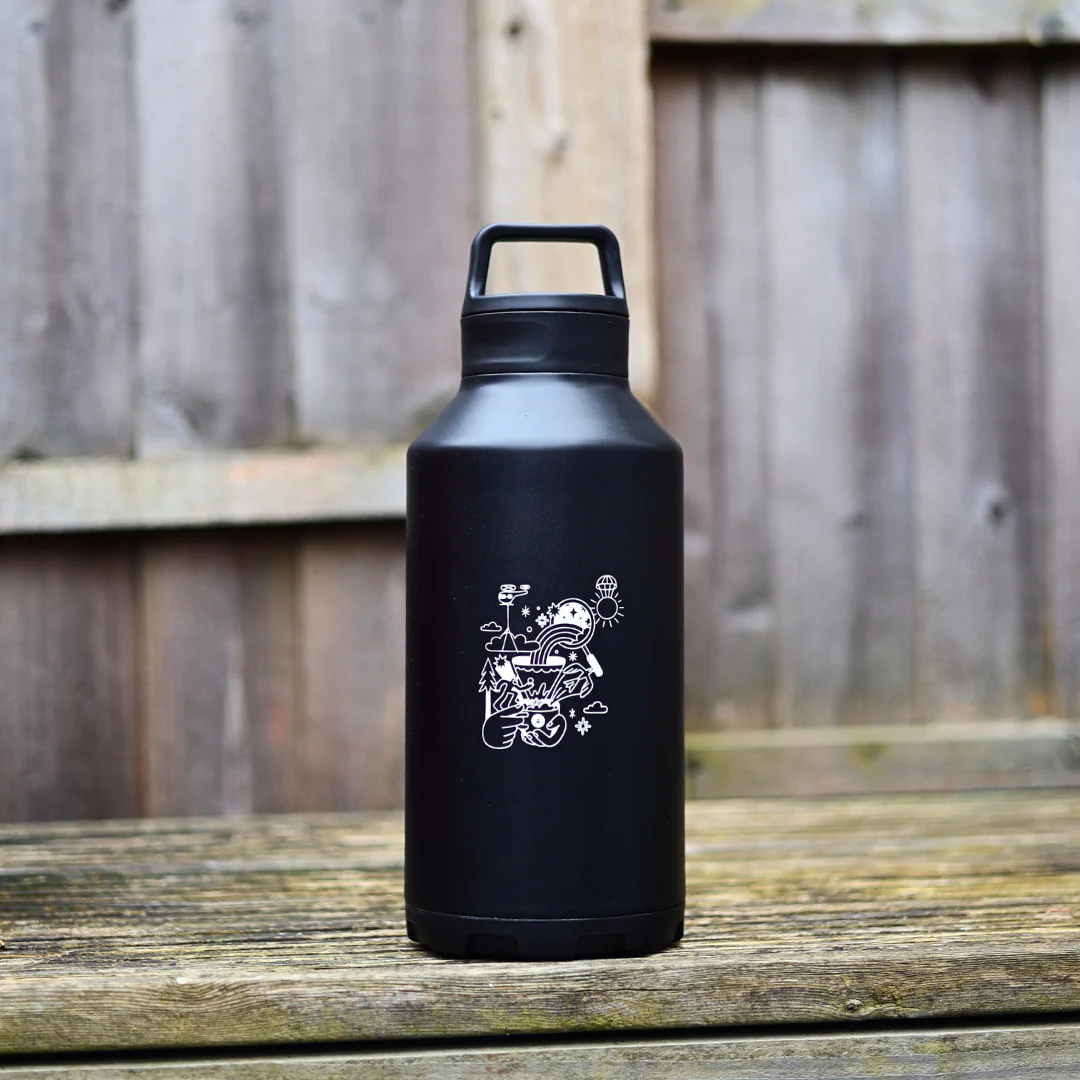 Exhale x BruTrekker™ Coffee Flask - 1.9L - Black - Image 4