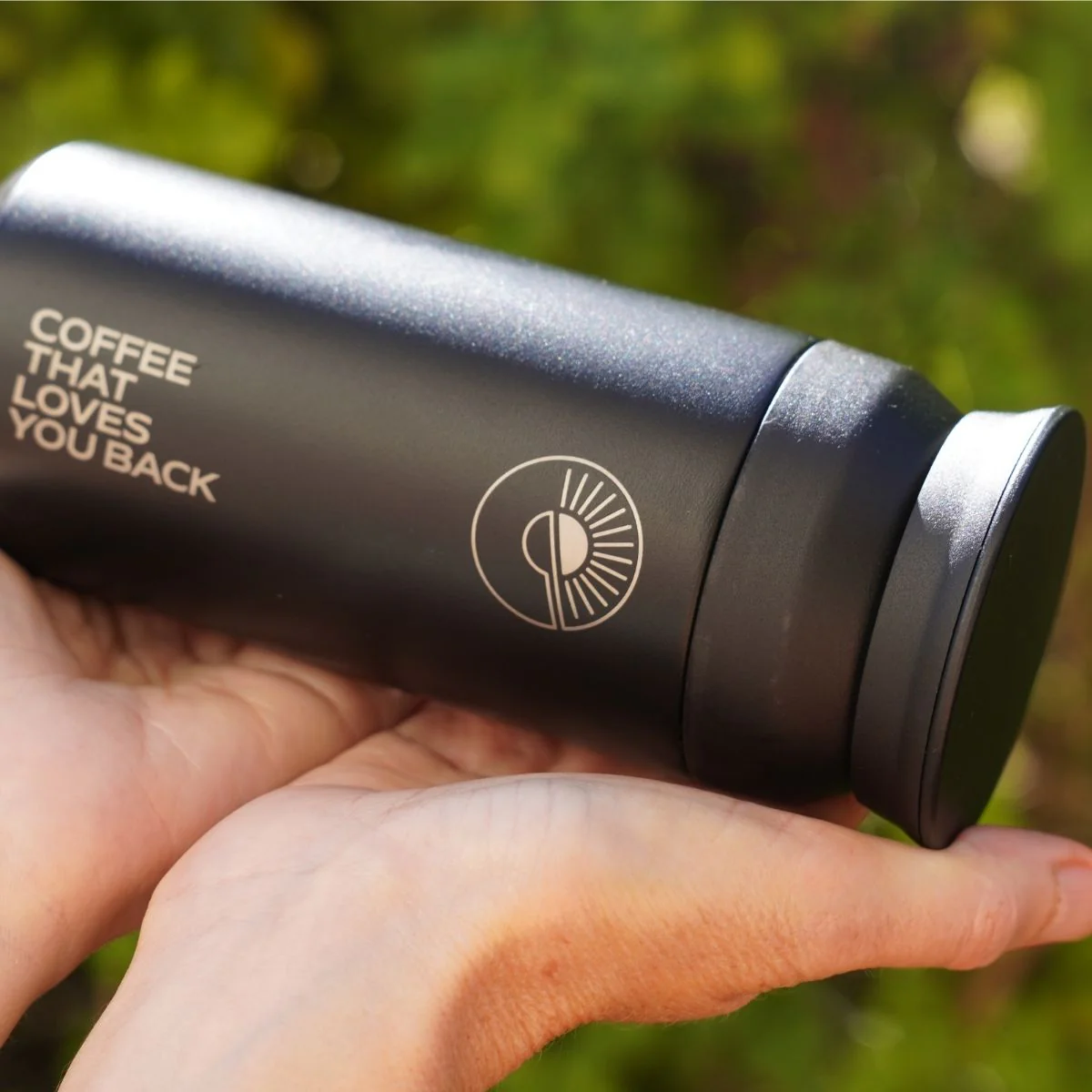 Exhale Go Travel Mug - 300ml - Black - Image 4